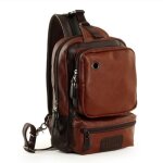Sac � dos en cuir pour hommes scione - type brown