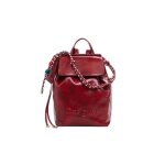 Sac � dos - desigual - half logo luena - rouge - logo int�gr� - multi - compartiments