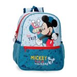Sac à dos - disney - mickey road trip - bleu - polyester - maternelle Sac à dos - disney - mickey road trip - bleu - polyester - maternelle