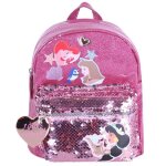 Sac à dos - disney - princess - rose - paillettes - 22x19x10 cm Sac à dos - disney - princess - rose - paillettes - 22x19x10 cm