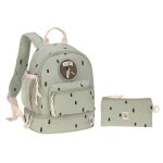 Sac  dos enfant - lssig - happy prints - olive clair - 100% polyester - 23x27x15cm