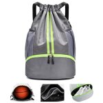 Sac  dos enfant - multisport - gris - impermable - 30l - sangles rglables