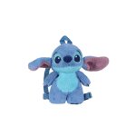 Sac � dos enfant - disney - stitch - en peluche - bleu clair - bretelles confortables