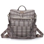 Sac à dos femme en cuir pu anti - vol vintage - insfity sgw kaki Sac à dos femme en cuir pu anti - vol vintage - insfity sgw kaki