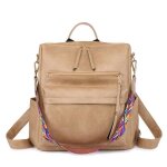 Sac à dos femme pu cuir anti - vol vintage sacs décole multi poches grande capacité pour voyage travail ... Sac à dos femme pu cuir anti - vol vintage sacs décole multi poches grande capacité pour voyage travail ...