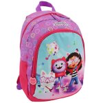 Sac  dos - gabbys dollhouse - disco - 38 cm - rose - pour enfants en maternelle