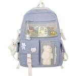 Sac a dos kawaii pour lcole femme anime college fille cartable avec pingle et accessoires cadeau anniversair ...