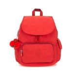 Sac  dos - kipling - city pack s - rouge - lger - impermable - pratique 13l