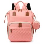 Sac � dos � langer lit pliable pour b�b� - ecent - grande capacit� imperm�able rose - mixte