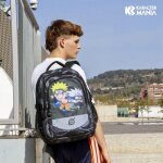 Sac  dos running plus - naruto kid - gris - taille unique