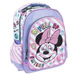 Sac  dos - minnie - violet - 30 cm - 1 compartiment - maternelle - mixte