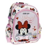 Sac  dos - minnie - believe - 30 cm - rose - maternelle - zippe