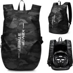 Sac � dos moto - amoune - 55l - bandes r�fl�chissantes - plusieurs poches - noir