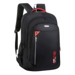 Sac à dos noir rayé style marin pratique solide et confortable - comete consommable Sac à dos noir rayé style marin pratique solide et confortable - comete consommable