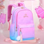 Sac à dos - princesse - enfant - nylon imperméable - 41x29x18cm - léger et pratique Sac à dos - princesse - enfant - nylon imperméable - 41x29x18cm - léger et pratique