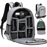 Sac � dos photo appareil photo etanche int�rieur ajustable pour randonn�es en montagnepour dslr canon ...