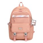 Sac  dos primaire scolaire cartable nylon impermable sac dcole collge pour garcon / fille - rose