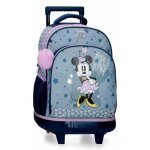 Sac  dos  roulettes - disney - minnie style - bleu - primaire - 25l