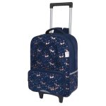 Sac  dos  roulettes - karl marc john - little karl - 41 cm - 1 compartiment - bleu marine - mixte