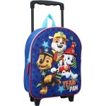 Sac  dos  roulettes pat patrouille 3d 32 cm - trolley maternelle - bleu - enfant - mixte