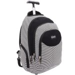 Sac  dos  roulettes street canvas navy 47 cm