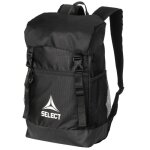 Sac  dos - select - milano - noir - 17l - 100% polyester avec enduit pu