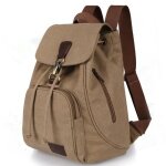 Sac  dos en toile cartable vintage homme femme grande capacit multifonctionnel pour travail voyage ...