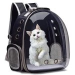 Sac � dos de transport pour chat - sac � dos � bulle - respirant - 32x25x42 cm - jusqu� 59 kg