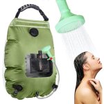 Sac de douche solaire camping - 20l - avec indicateur de temp�rature - portable - pour camping plage ...