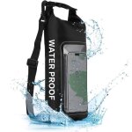 Sac tanche 2l - marine - ipx6 - protection complte - multifonctionnel - noir