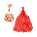 Sac filet rouge rutilisable [pack de 100] - filet pomme de terre 60 cm avec fermeture en boucle - sac ...