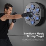 Sac de frappe musical - pads de boxe murale - equipement dentra�nement de boxe avec lumi�re led - avec ...