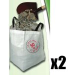 Sacs � gravats - 80 litres - vendu par 2 - poign�es pour �vacuation facile
