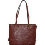 Sac hexagona port paule en cuir ref xga39811 - marron marron