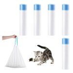 Sacs hyginiques - non spcifi - litire chat - 5 rouleaux - 75 pices - anti - fuite et biodgradables ...