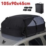 Sac impermable pour toit de voiture - coffre de toit pliable 600d - grande capacit - noir