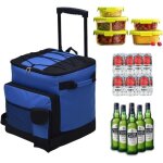 Sac isotherme 43 l - grand sac de pique - nique pliable - sac  djeuner - sac isotherme avec barres ...