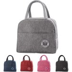 Sac isotherme - amoune - lunch bag - toile impermable - 9. 1x5. 5x8 inch - pratique pour bureau