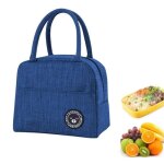 Sac isotherme � repas portable - lunch bag waterproof - aluminium isol� - pliable - rectangulaire