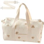 Sac � langer bandouli�re 48x30x24 cm ? voyage h�pital (beige) .