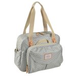 Sac  langer beaba genve ii play print sage green - grande contenance - multiples accessoires inclus ...