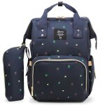 Sac  langer bb tanche en oxford - marque - bleu - 55l capacit