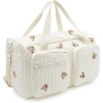 Sac a langer bebe grande capacit� xjydncg sac a main et bandouli�re l�ger - sac de voyage - beige