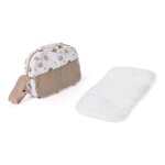 Sac  langer pour poupes ours beige