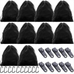 Sac de lestage portable pour rideaux de tonnelle dext�rieur avec 10 poches de lestage 10 mousquetons ...