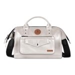 Sac � main bandouli�re - cabaia - iridescent crossbody l - cr�me (honolulu) - scintillant - sangle amov. ...