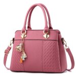 Sac � main bandouli�re femme pu simili cuir pour travail el�gant classique chic vintage damerose