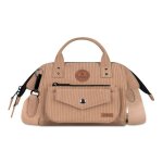 Sac � main - cabaia - adventurer recycled velvet crossbody s - luxor beige - 2 l - nylon recycl�