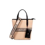 Sac a main chabrand ref 67521 sy001 beige noir 26 * 25 * 8 cm
