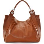 Sac � main en cuir grain� - paris - mod�le paris - marron - l 49 x h 30 x p 15 cm - epaule - femme